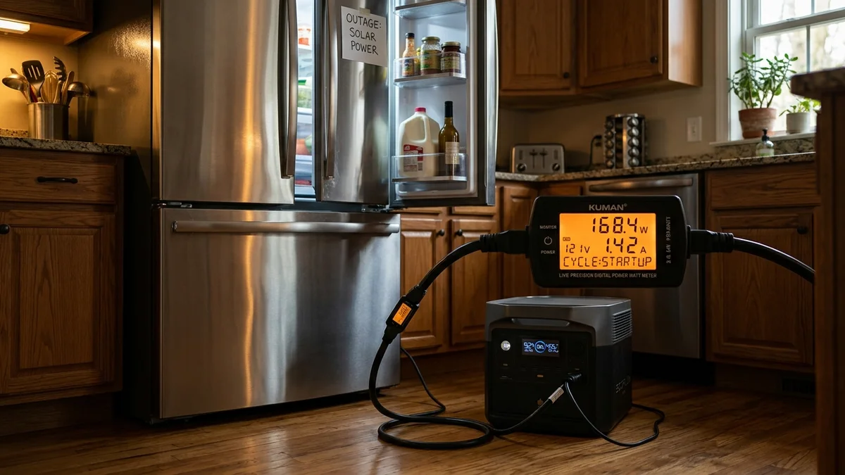 How Long Can a 2000Wh Battery Run a Refrigerator? (Compressor Duty Cycle Math)