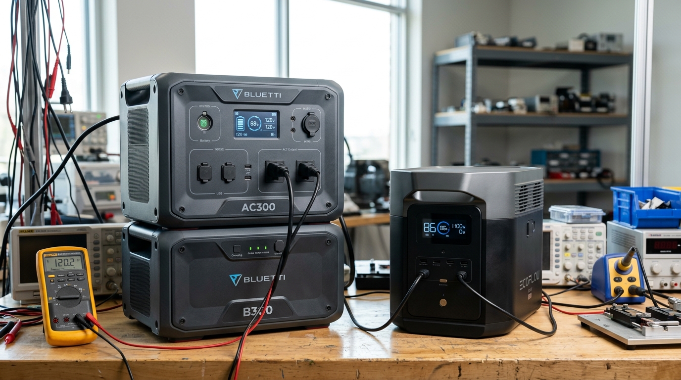 Bluetti AC300 + B300 vs EcoFlow Delta 2 Max